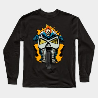 Ghost biker repro burst Long Sleeve T-Shirt